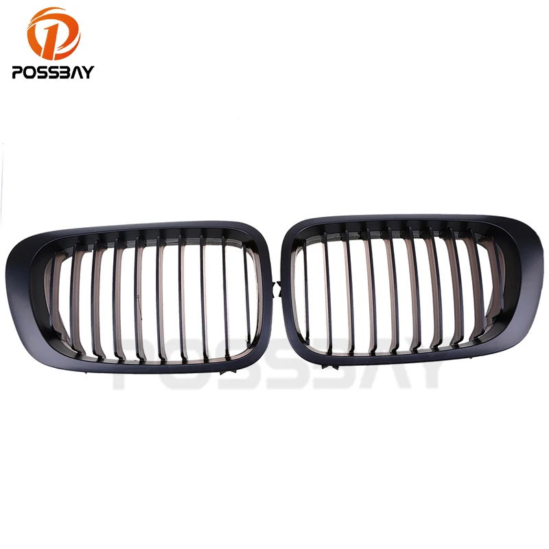 POSSBAY Подходит для BMW 3 Series E46 Cabrio 2000/2001/2002/2003 предфаскальный матовый черный гриль
