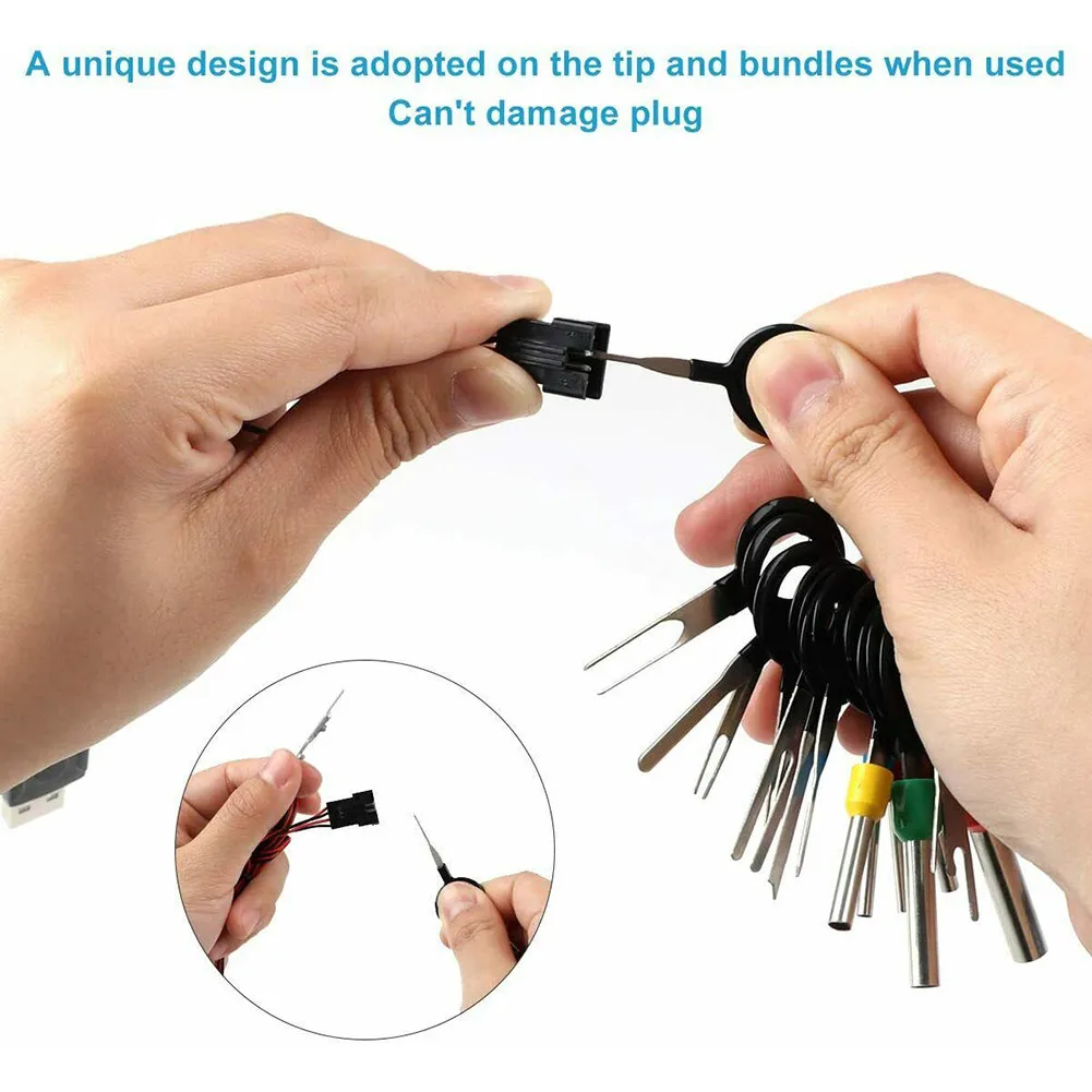 

91pcs Set Removal Tools Wire Terminal Connector Pin Kit Motorcycles New