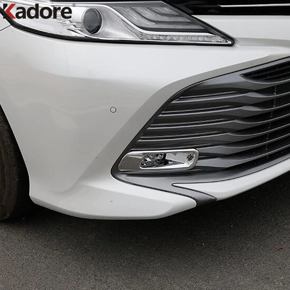 Для Toyota Camry SE XSE / LE XLE 2018 2019 2020 ABS хромированный передние противотуманные фары
