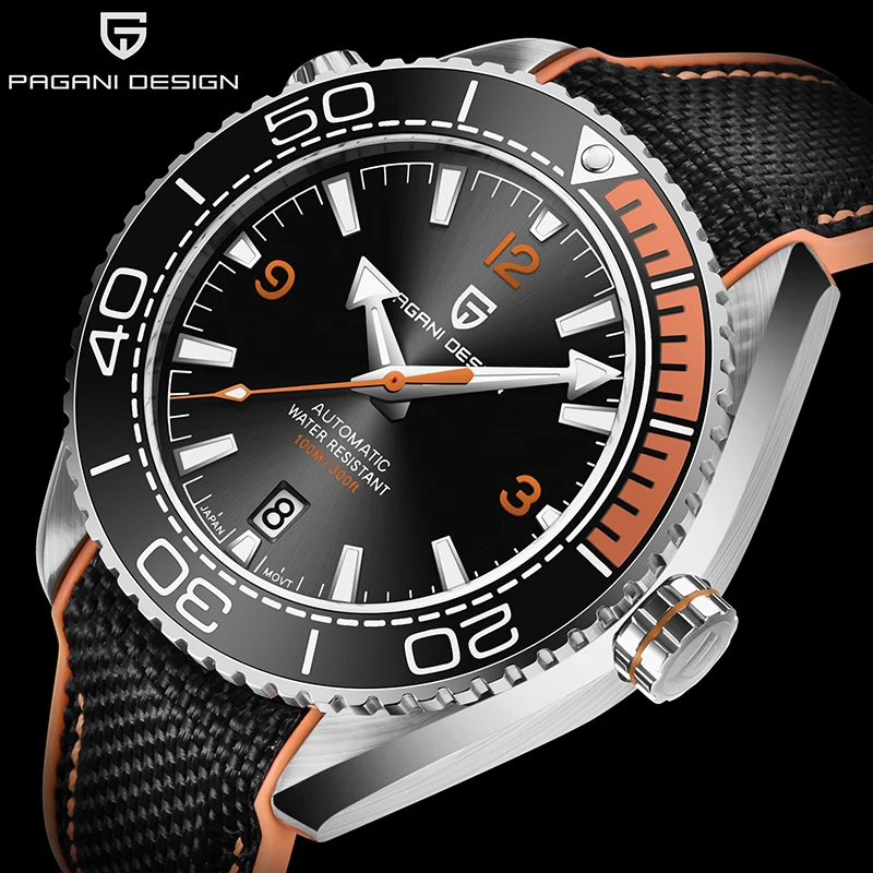 

PAGANI DESIGN Luxury Fashion Men Watch Sapphire Glass Ceramic Bezel Mechanical Watches Top Brand Waterproof Automatic Wristwatch