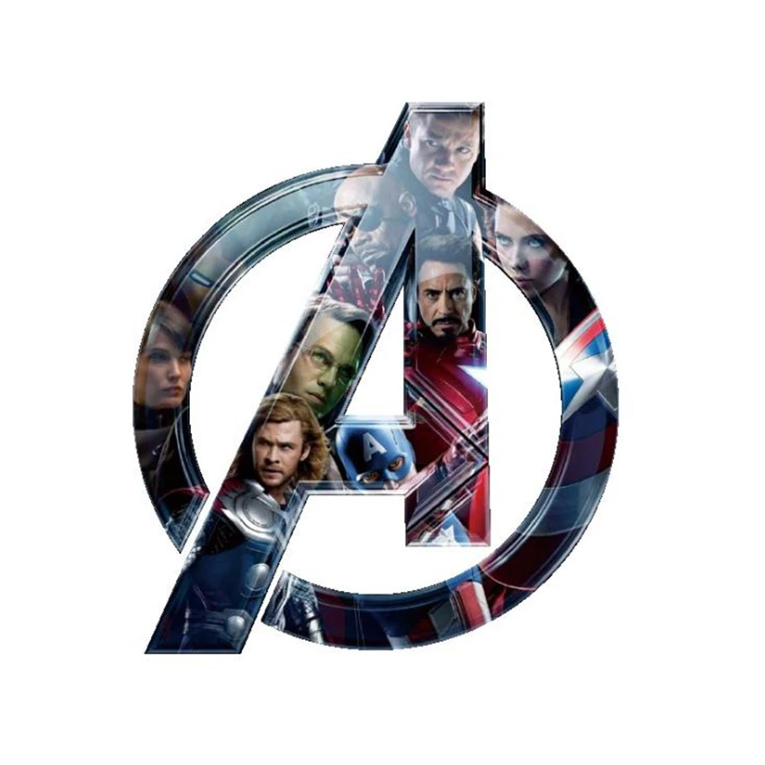 Marvel Мстители Логотип игрушка стикер водонепроницаемый для автомобиля ноутбук багаж гитара электроскутер наклейки игрушки для фанатов подарки