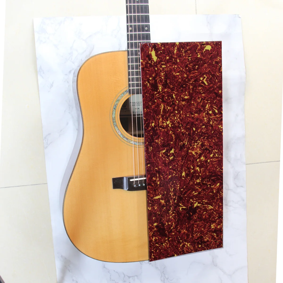 Самоклеящаяся Накладка для акустической гитары FLEOR Red Tortoise 20*51*0 067 см | Спорт и