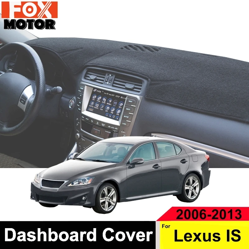 Фото Xukey для Lexus F IS IS250 IS350 крышка приборной панели приборная панель коврик Защита от