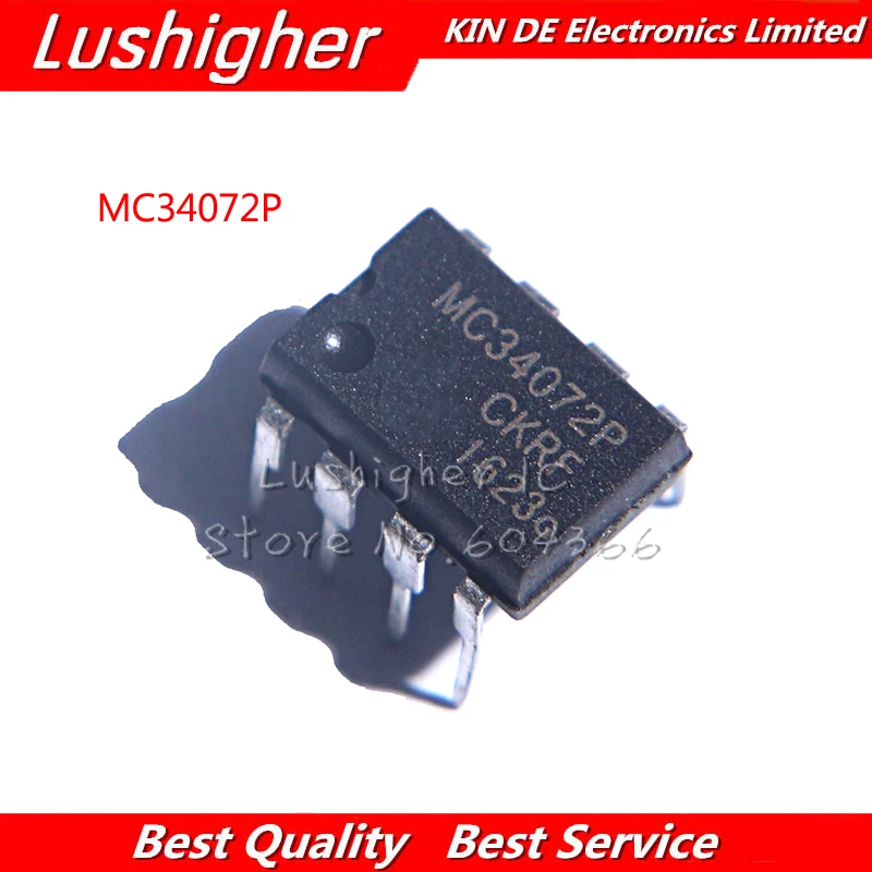

10pcs MC34072P DIP8 MC34072 DIP-8 MC34072PG DIP
