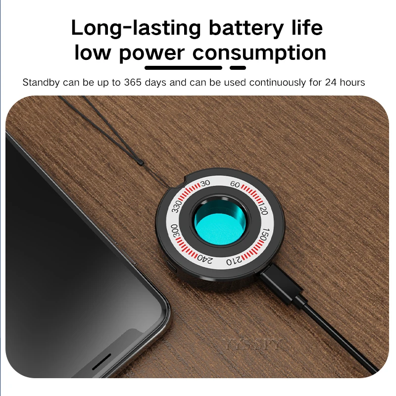mini anti spy hidden camera lens detector sound light vibration alarm scanner anti candid thief micro secret cam small finder free global shipping