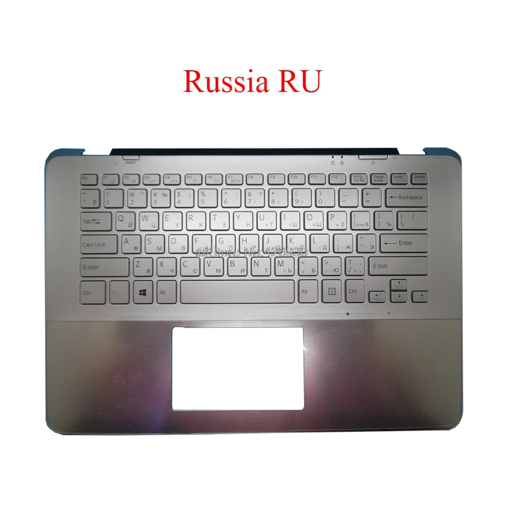 Ноутбук Palmrest RU SL HU NE PO BG клавиатура для SONY VAIO SVF14A SVF14A15ST SVF14A1C5E SVF14A1M2E SVF14A1S9R 5JGD5PHN040 |