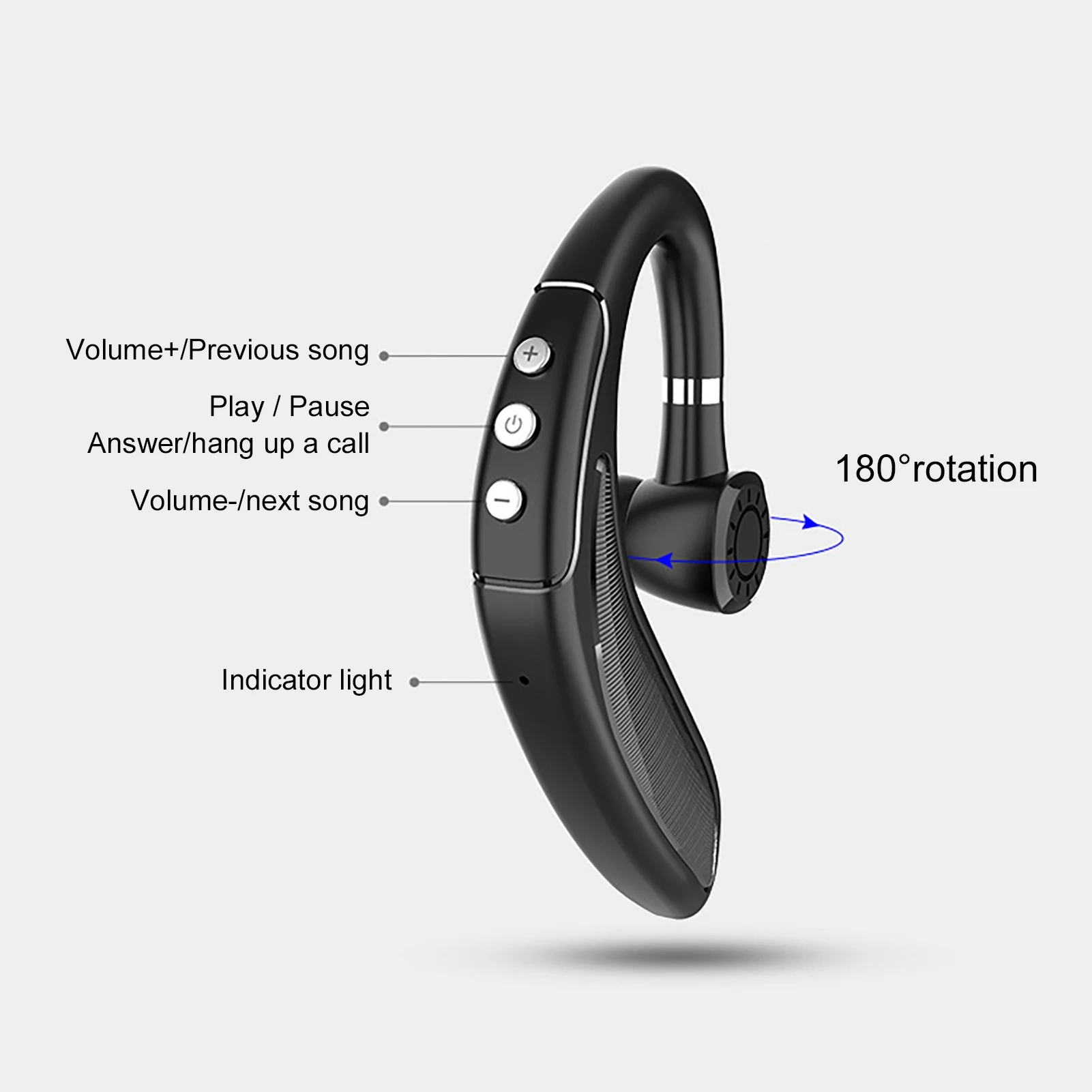 2020 стерео беспроводные наушники Bluetooth 5 0 с крючком бизнес-гарнитура микрофоном