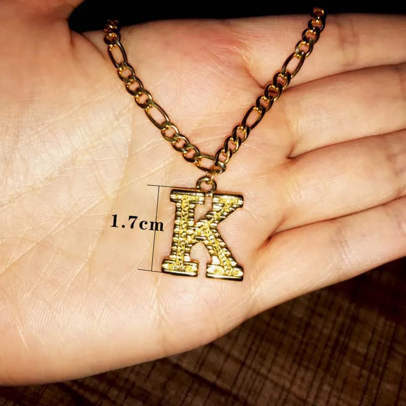 Изящный браслет на ногу с инициалами золотого цвета буквами алфавита цепочка для