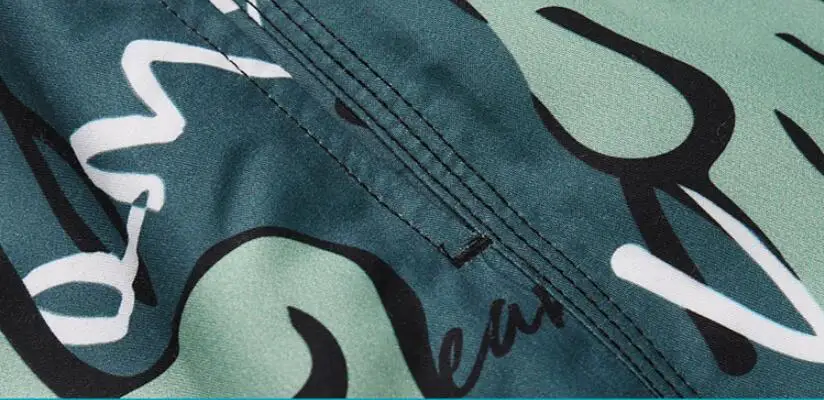 Шорты мужские пляжные быстросохнущие с принтом модные повседневные свободные