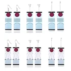 Женские акриловые серьги-подвески, в готическом стиле