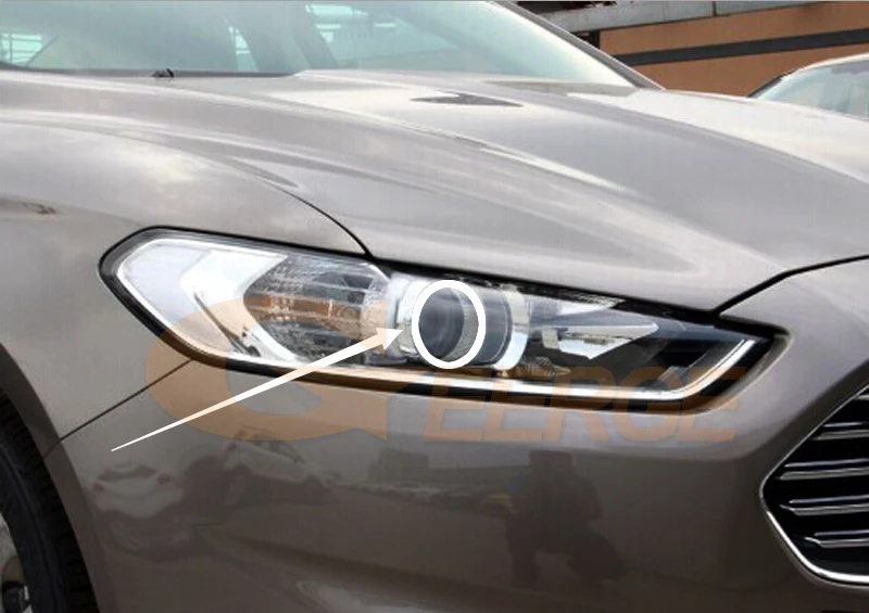 Отличный COB комплект светодиодов глаза ангела halo кольца ультра яркие для Ford Mondeo mk5