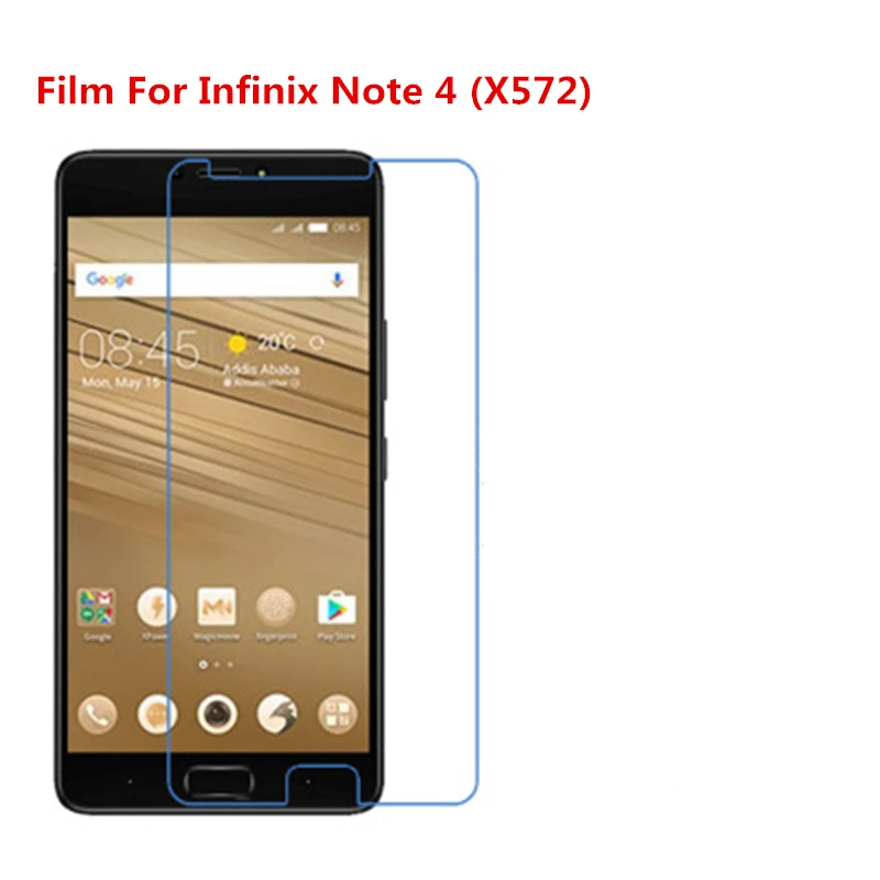 1/2/5/10 шт. ультратонкая прозрачная защитная пленка для HD ЖК-экрана с тканевой пленкой для очистки для Infinix Note 4 (X572).