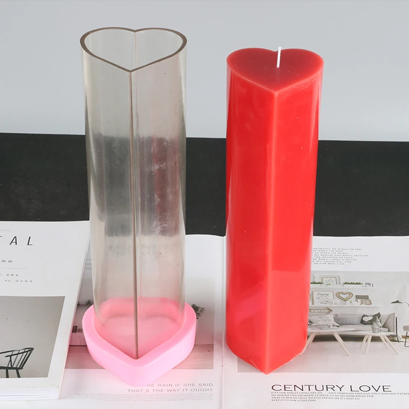 DIY pc home dec Свеча в форме сердца форма многоразмерная для торта и мыла ручная работа