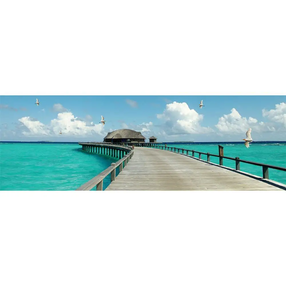 

5D Сделай Сам полный квадрат/круглая дрель Алмазная картина широкая морская Вышивка крестом мозаика домашний Декор Рождественский подарок