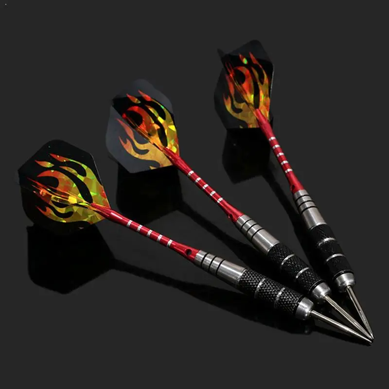 

3Pcs/Set Professional Tungsten Steel Needle Tip Darts Dart With 3 Flights Blue Dart Outdoor Entertainment K8Z4