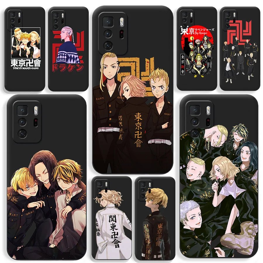 tokyo revengers phone case for xiaomi redmi note 10 pro 9 9c 9a note 9 pro for poco m3 pro x3 pro f3 manjirou anime xiaomi case free global shipping