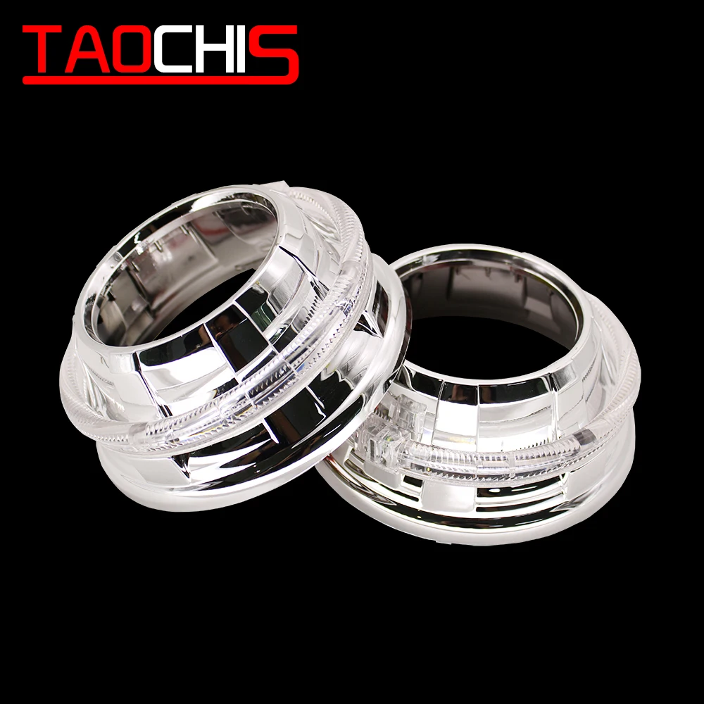 Светодиодные фары TAOCHIS G105 3 0 дюйма линзы проектора bi xenon DRL JG хромированные