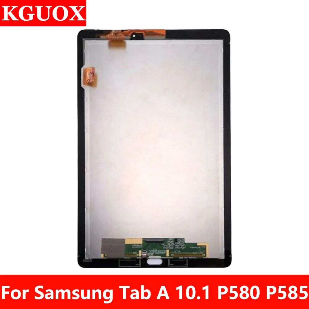 

ЖК-дисплей для планшета Samsung Galaxy TAB A 10,1, 2016, SM-P580, P580, P585, сенсорный экран, дигитайзер, стекло в сборе с рамкой
