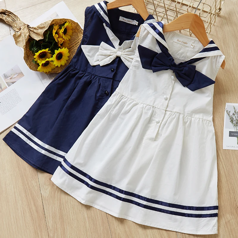 Bear Leader/Детский комплект новый летний для мальчиков и девочек темно-синий