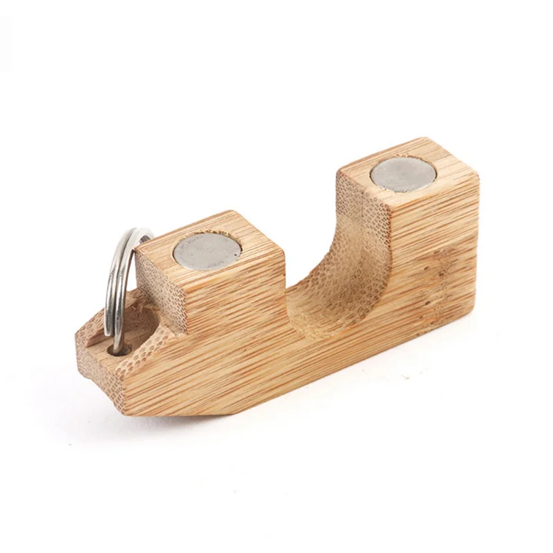 1PC Wooden Mini Fly Fishing Rod Rack Holder Magnetic Guard Hanger Transport System Portable | Спорт и развлечения