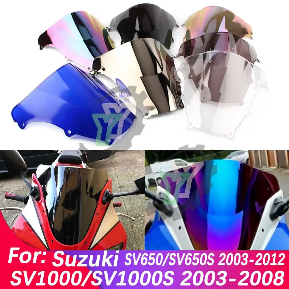 

SV 650 650S 1000 1000S Motorcycle Windshield Windscree For Suzuki SV650/SV650S 2003 2004 2005 2006-2012 SV1000/SV1000S 2003-2008