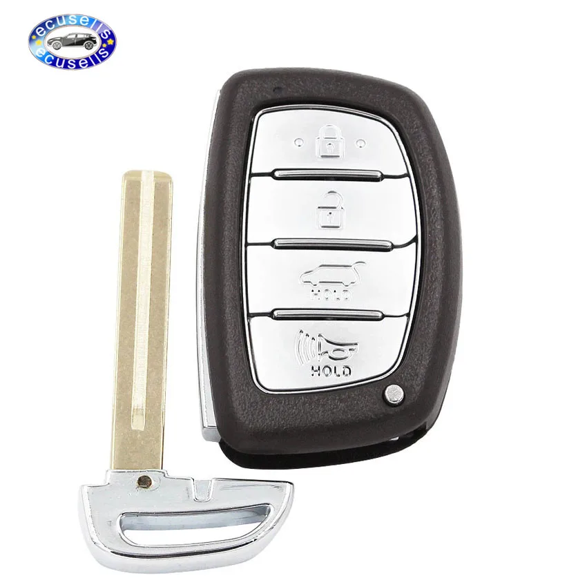 Чехол для смарт ключей с дистанционным управлением 4 кнопки HYUNDAI IX25 IX35 Elantra