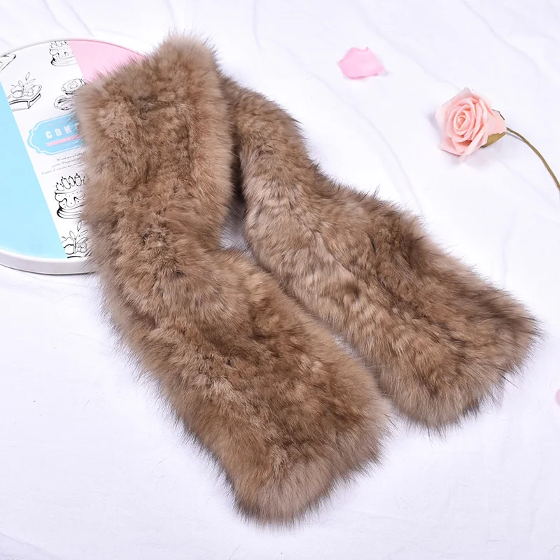 

Besfilin natural sable fur scarf collar double faced fur collar mink knitting female collar warm and simple in autumn and winter