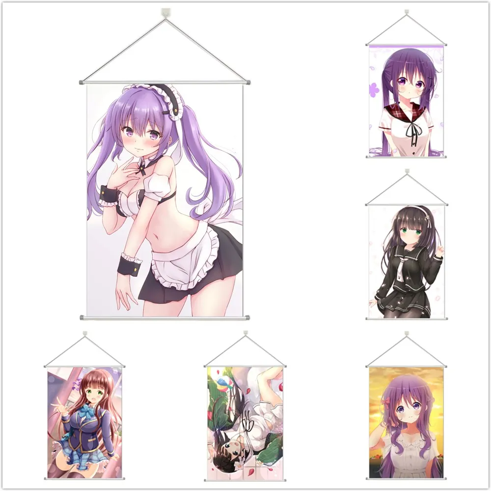 

Это заказ кролика Rize Chiya сплав прокрутка мультфильм комикс прокрутка подвесной Декор стены