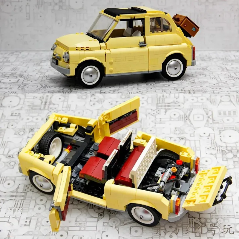Набор строительных блоков Fiat Nuova 500 игрушки 10271 | Игрушки и хобби