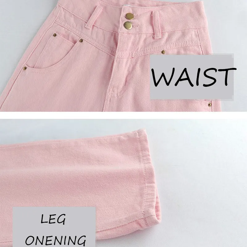 

Women Jeans Straight Mopping Sweet Girls High Waist Trousers Stylish Streetwear BF Casual Loose Ulzzang All-match Chic Harajuku