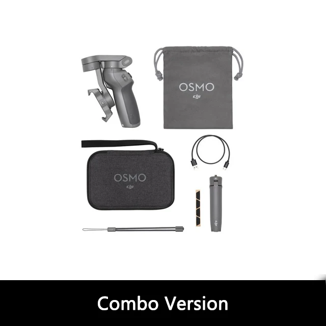 Combo Складной 3-осевой стабилизатор DJI Osmo Mobile 3 ручной подвес для смартфона Gopro экшн-камера для телефона 8 для телефона 11 - Цвет: Combo
