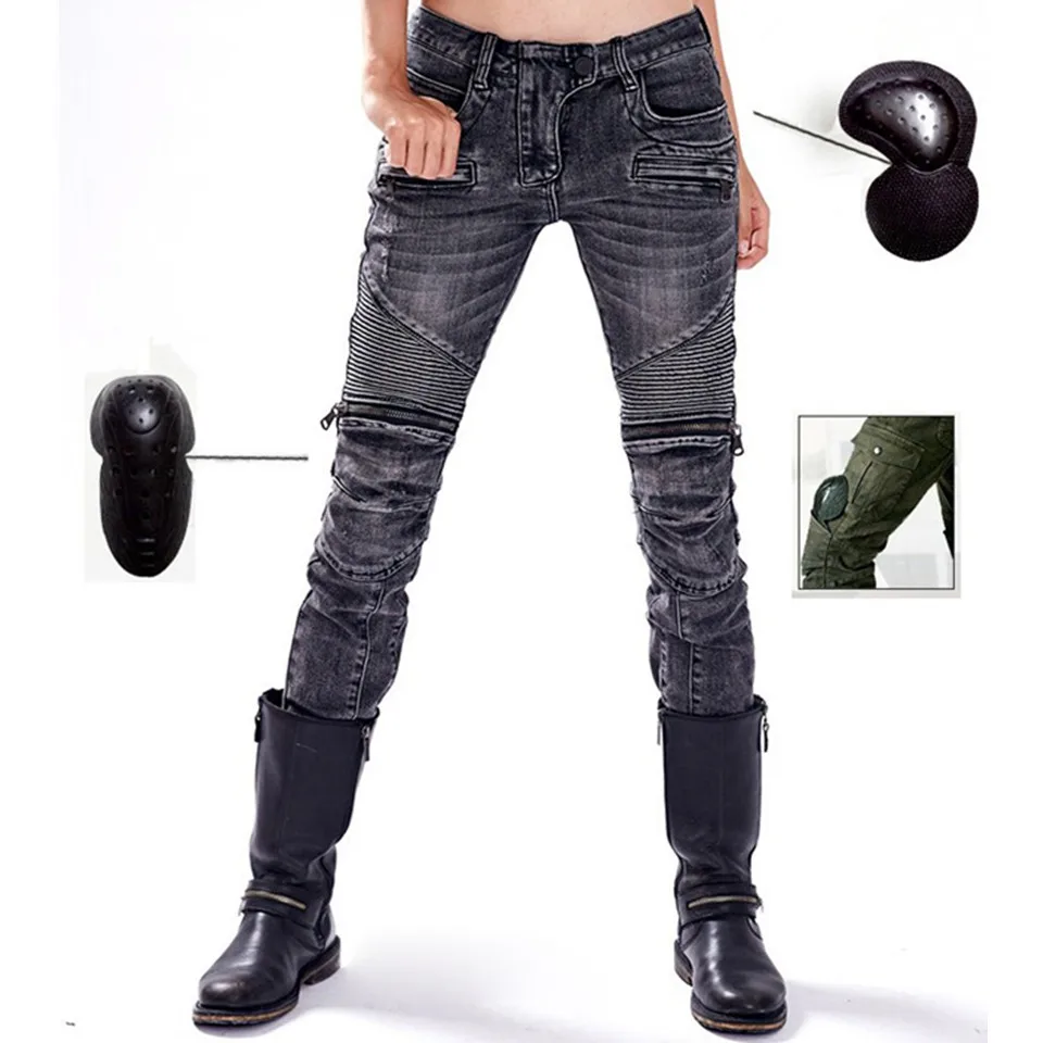 MOTO pants Men jeans  motorcycle pants, retro motorcycle pants for motorcycles with protectors