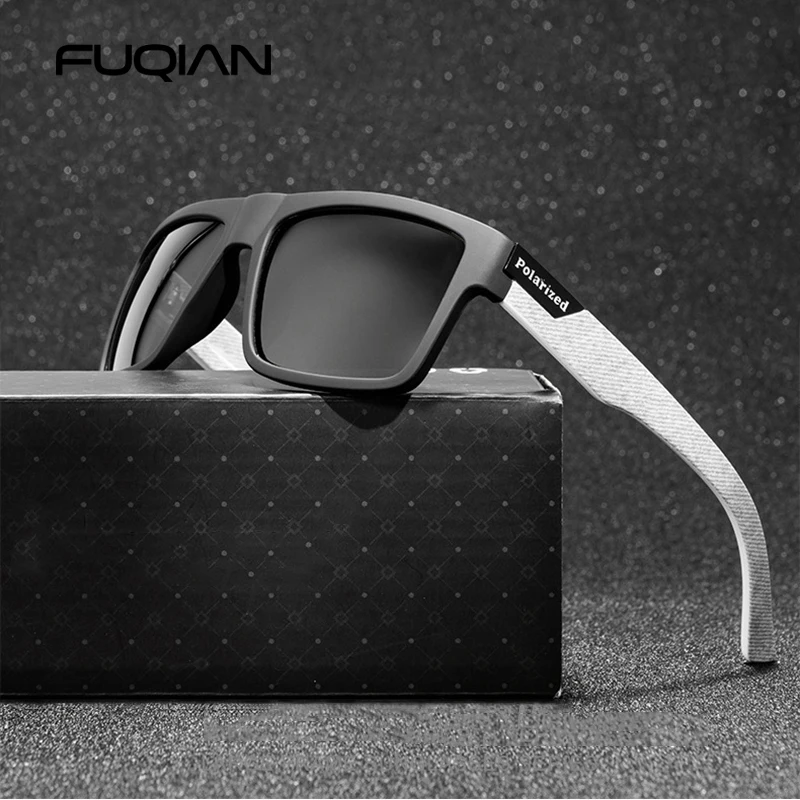 2021 Роскошные поляризованные солнцезащитные очки для мужчин и женщин, модные квадратные мужские солнцезащитные очки, винтажные очки для вождения, рыбалки, спортивные очки UV400