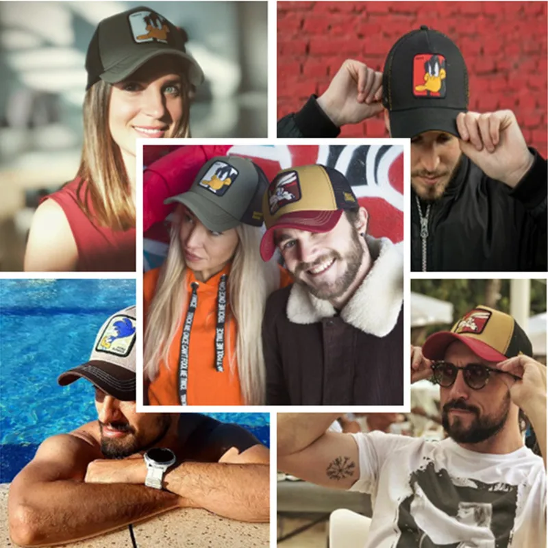 hot sale two brand anime cartoon cap high quality patch draw baseball cap 58 styles trucker hat gorras casquette dropshipping free global shipping