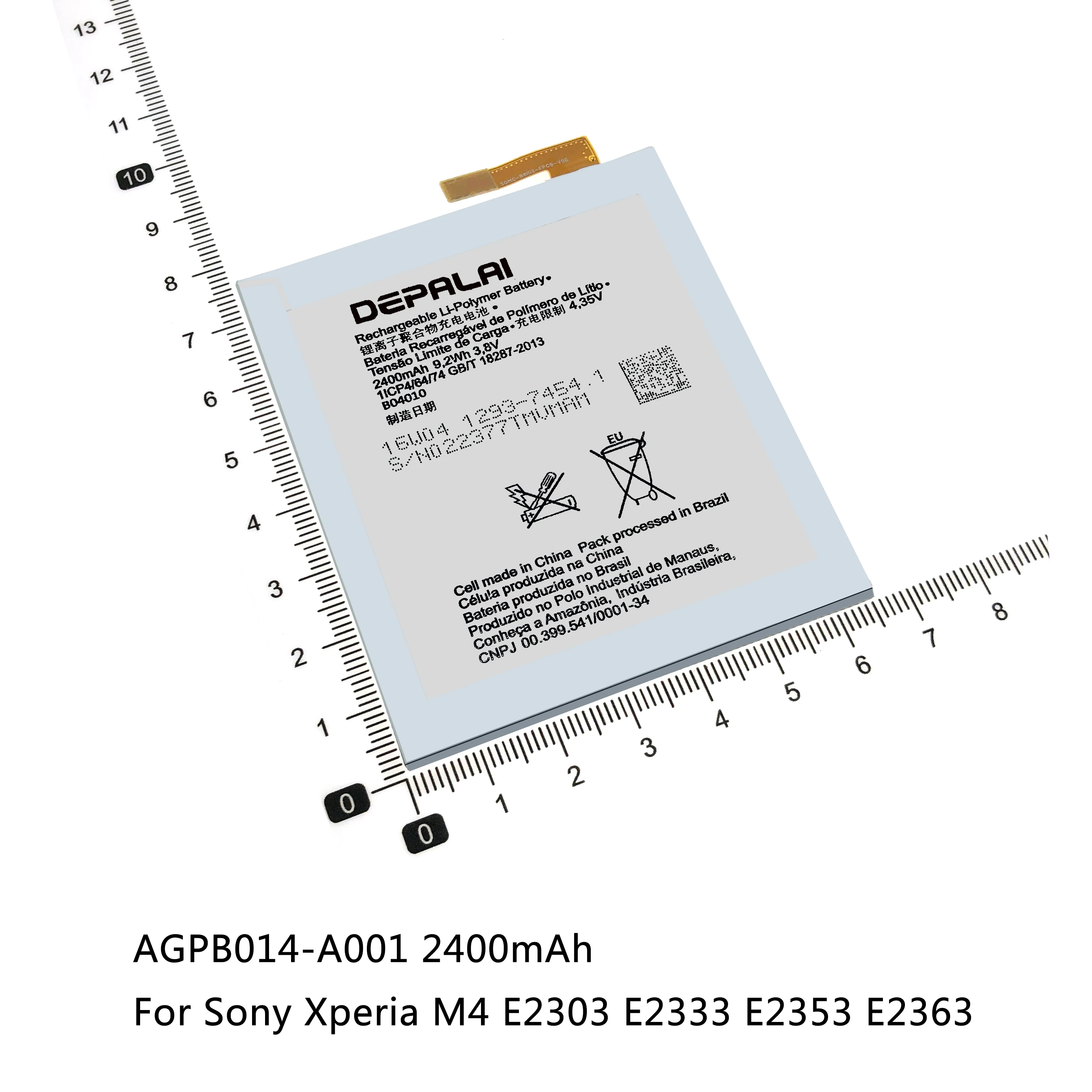 Аккумулятор LIS1574ERPC AGPB014-A001 AGPB016-A001 для Sony Xperia E4 E2033 E2105 E2003 M4 E2303 E2333 E2353 M5 E5 E5663 E5653 -