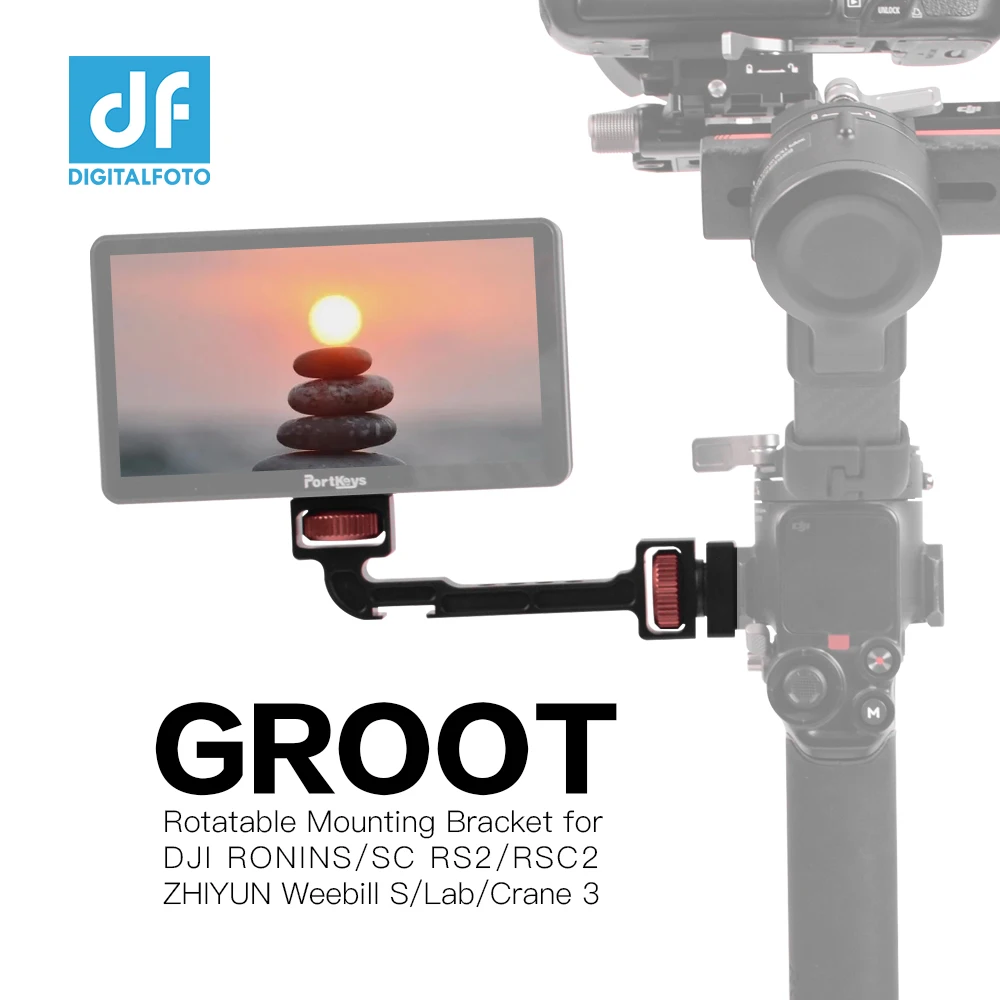 DF GROOT ZHIYUN Crane 3S/3/3S E WEEBILL S/лабораторный кран DJI RS2/RSC2 RONIN S/SC Удлинительный кронштейн с