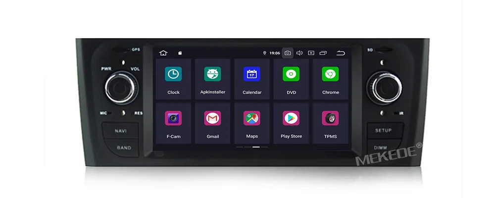 MEKEDE PX5 6,1 дюймов HD цифровой автомобильный стерео gps Android 9,0 для Fiat Grande Punto 199/310 2005-2009 Linea 323 2007-2011 YHTPD3L