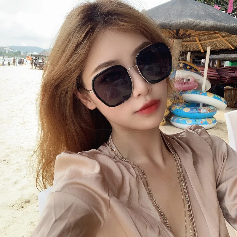 Женские солнцезащитные очки VWKTUUN квадратные в металлической оправе | Аксессуары