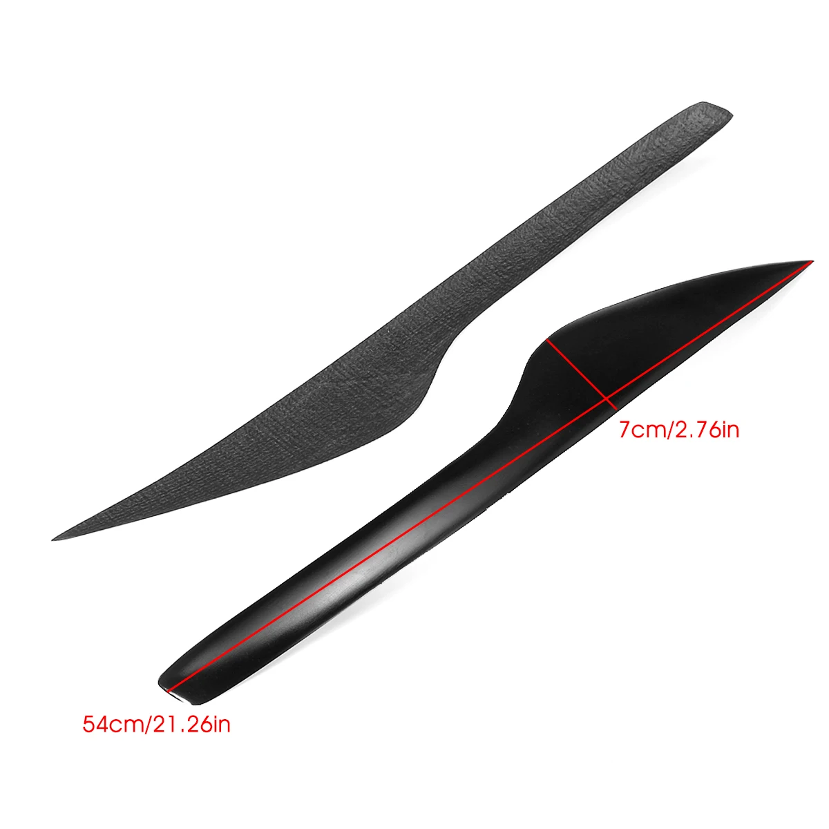

Pair Car Headlight Eyebrow Cover Trim Fiberglass Head Lamp Eyelid Sticker Protector For Ford/Focus MK2 Facelift 2008 2009 2010