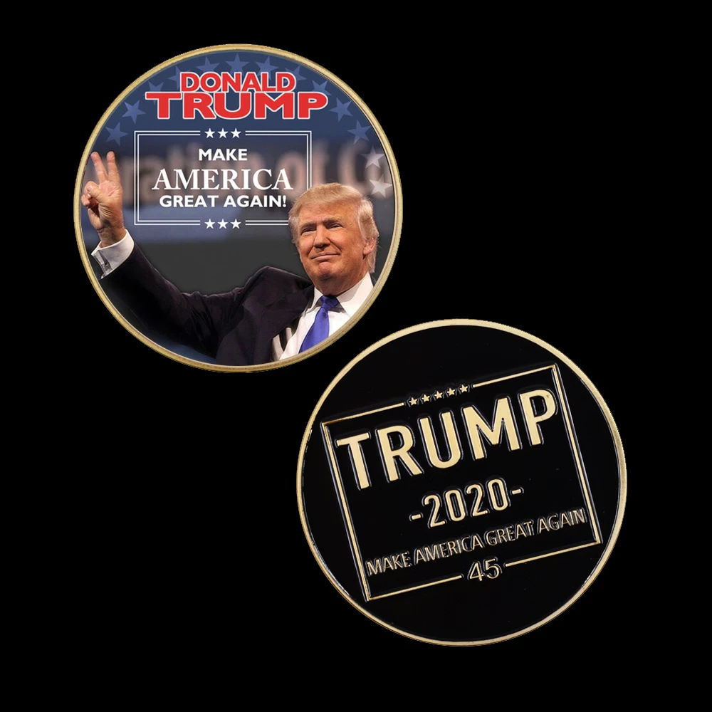 

Donald Trump 2020 Keep America Great Commander In Chief Gold Silver Challenge Coin America 45th President Commemorative Coin