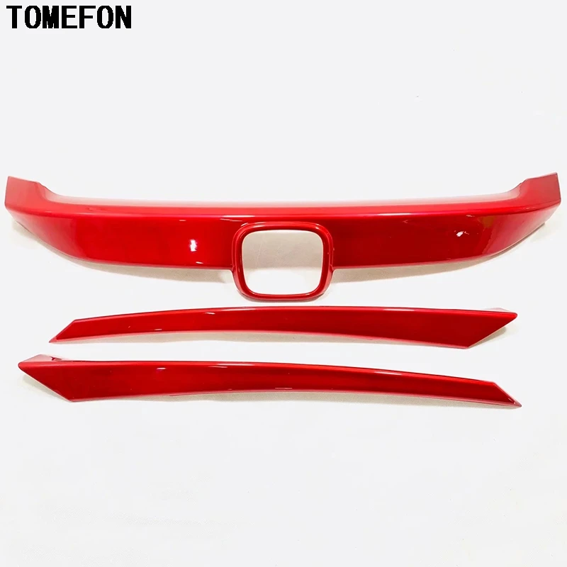 TOMEFON для Honda Civic 10th 2016 2017 2018 2019 седан с логотипом спереди двигателя решетка гонки