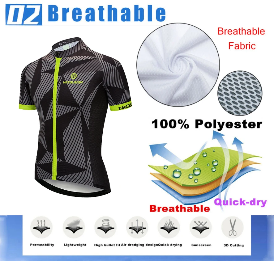 

2020 summer cycling jersey long sleeve mountain bike cycling jersey sports men's professional cycling wear shirt short sleeve