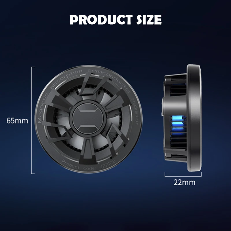 magnetic mobile phone cooler semiconductor portable tablet cooling fan holder ipad mute radiator for android iphone accessories free global shipping