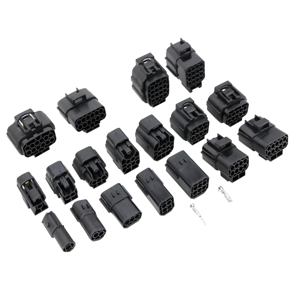 1 комплект 2 3 4 6 8 10 12 16 Pin AMP Автомобильный Водонепроницаемый проводной разъем