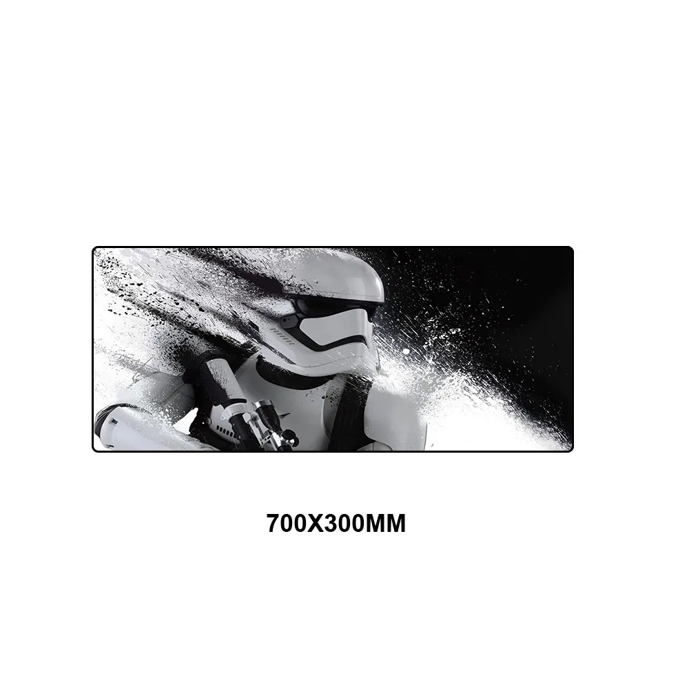 StarWars-063 700x300 мм коврик для мыши «Звездные войны» коврик для мыши XL Grande большой игровой коврик для мыши Натуральный каучук ноутбук для геймеров коврик для мыши ПК настольный коврик для мыши - Цвет: StarWars-063