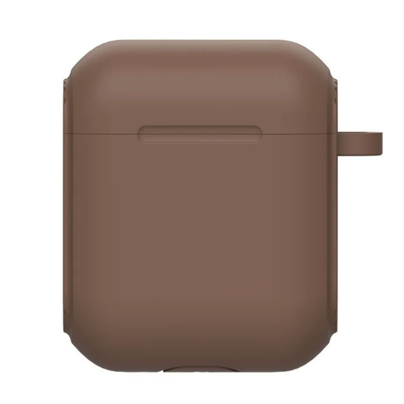 Силиконовый беспроводной зарядный чехол для телефона с брелоком в комплекте Airpod