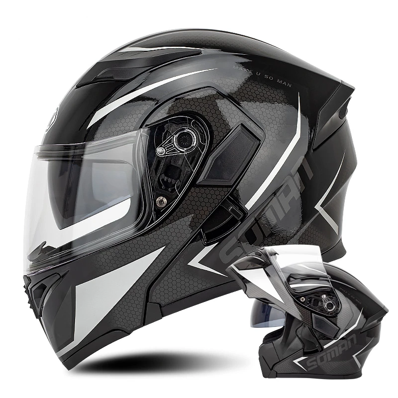 

Мотоциклетный шлем с открытым лицом, Модный стильный шлем для езды по бездорожью, с двойным козырьком, одобрен в горошек