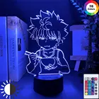 Светодиодный светильник Hunter X Hunter Killua для детской спальни, декор Hxh, светодиодный ночник, Аниме подарок, акриловый неоновый 3d светильник Killua, милый