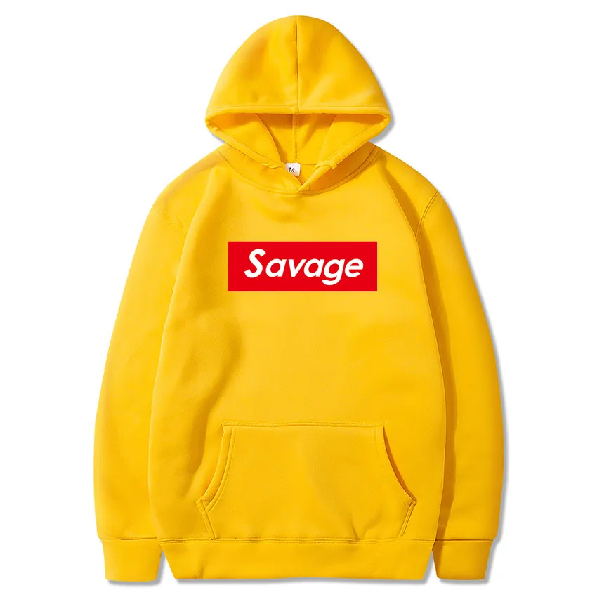 

2021new hoodie men's skateboard Savage cotton hooded sweatshirt men's and women's hooded pullover