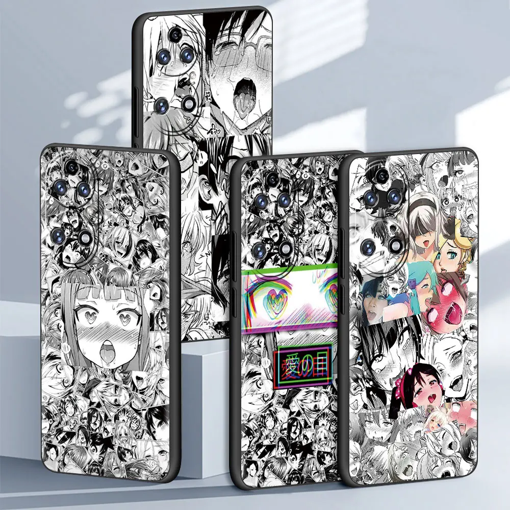 

Anime Girl Cartoon Cute Faces Case For Huawei P Smart Z P30 P40 Lite E P50 P20 Pro P10 Soft Cell Phone Cover P30Lite TPU Coque